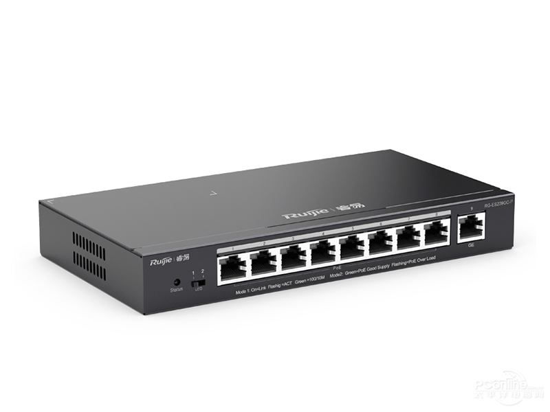 銳捷網(wǎng)絡(luò) 帶管理8口POE  RG-ES209C-P
