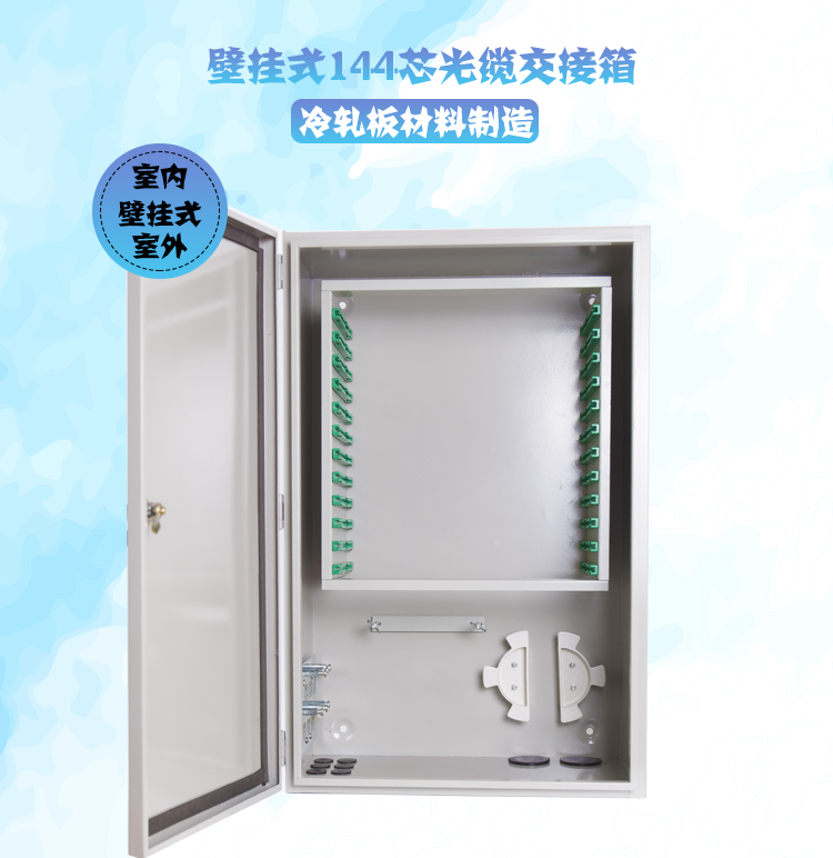 144芯壁掛鐵箱