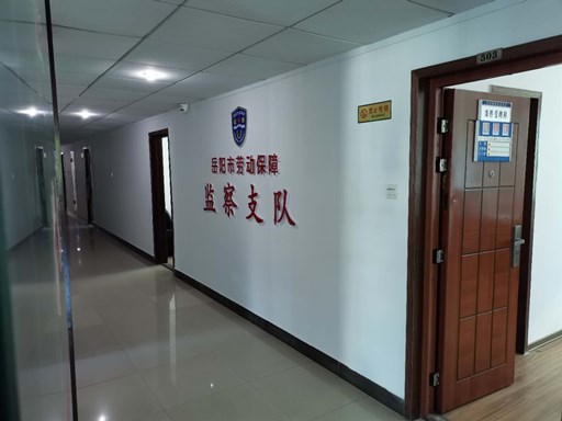 岳陽市勞動(dòng)局LED電子屏投影儀綜合布線